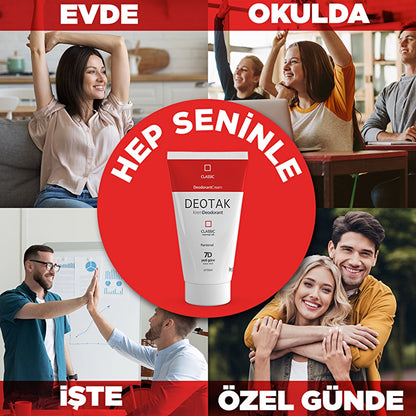 Deotak Unisex Cream Deodorant Classic 35 ml
