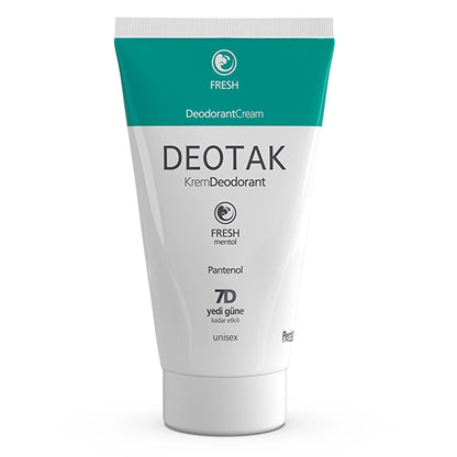 Deotak Unisex Cream Deodorant Fresh 35 ml