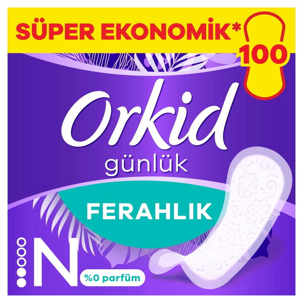 Orkid Daily Leaf Thin Daily Pads Ultra Thin 100 Pcs