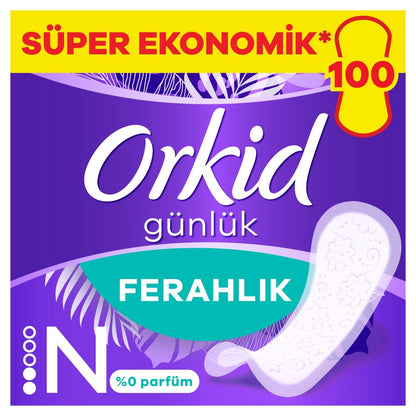 Orkid Daily Leaf Thin Daily Pads Ultra Thin 100 Pcs