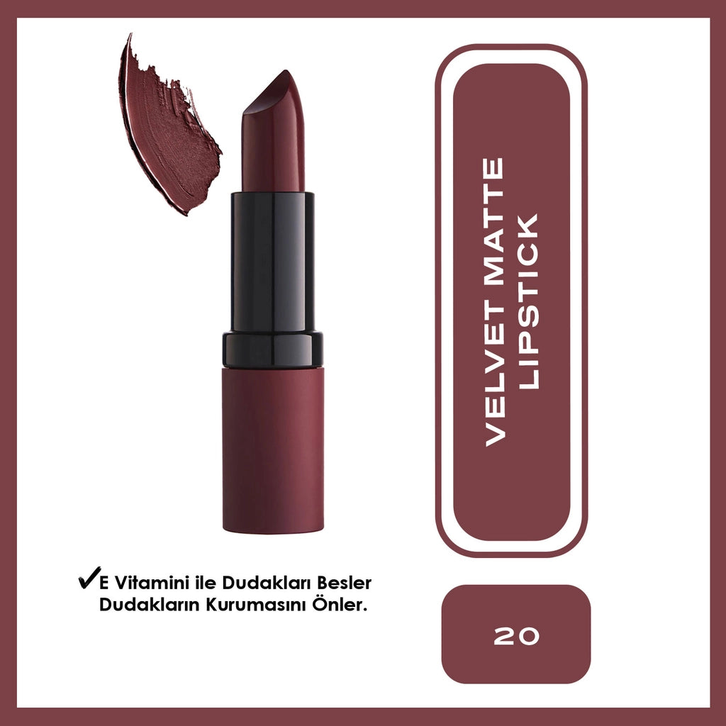 Golden Rose Velvet Matte Lipstick Lipstick No:16