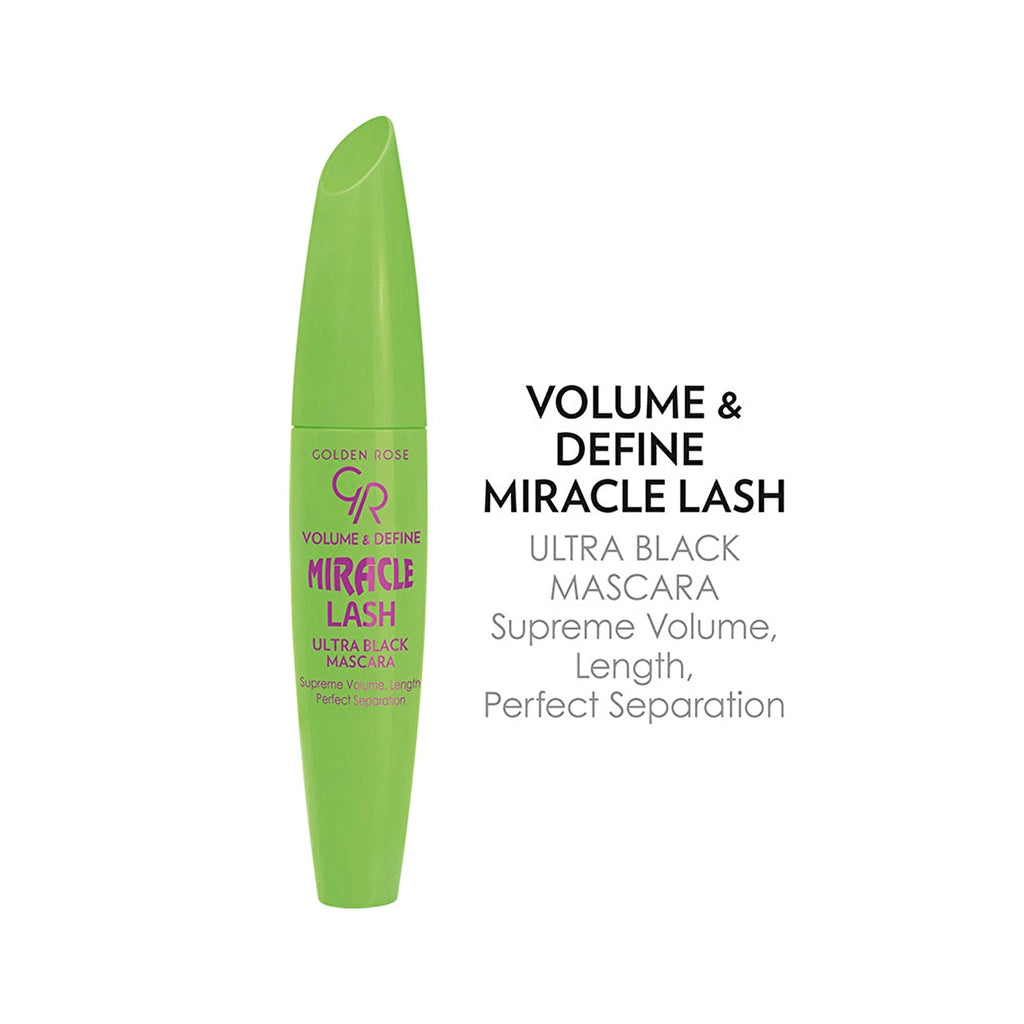 Golden Rose Volume &amp; Define Miracle Lash Ultra Black Mascara