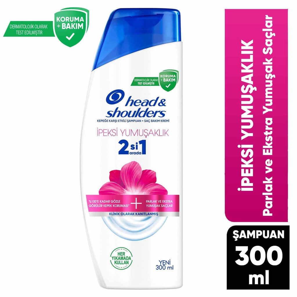 Head &amp; Shoulders 2 in 1 Silky Softness Anti-Dandruff Shampoo 300 ml