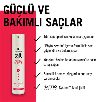Taft Keratin Hair Spray 250 ml