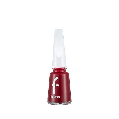 Flormar Nail Enamel Intensely Pigmented Nail Polish 406 Dark Red