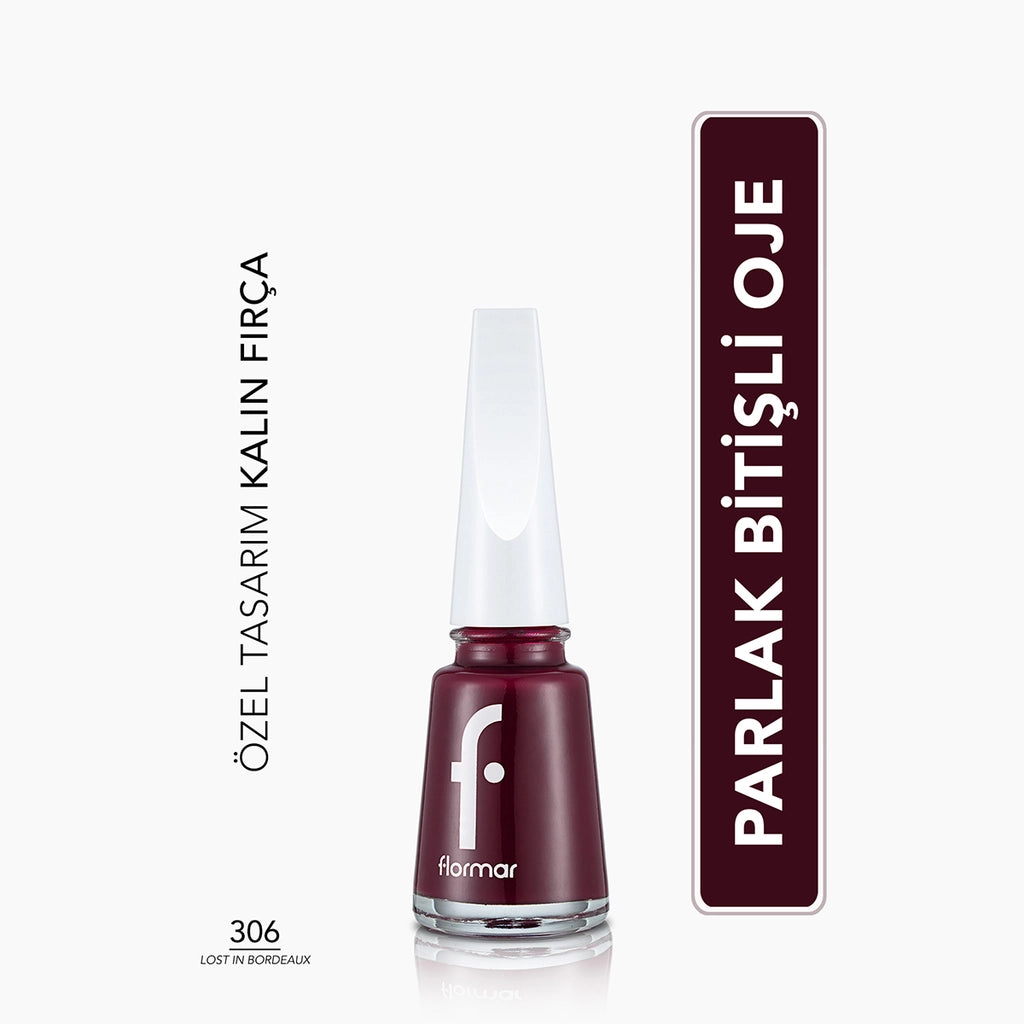 Flormar Nail Enamel Intensely Pigmented Nail Polish 320 Rose Taboo