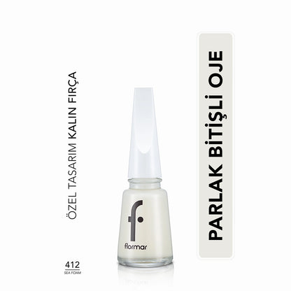 Flormar Nail Enamel Intensely Pigmented Nail Polish 305 Beige Latte
