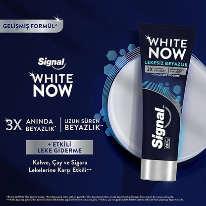 Signal White Now Spotless Whiteness Instant Whitening Anti-Stain Toothpaste 75 ml