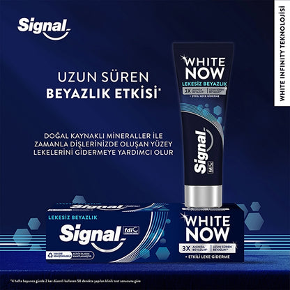 Signal White Now Spotless Whiteness Instant Whitening Anti-Stain Toothpaste 75 ml