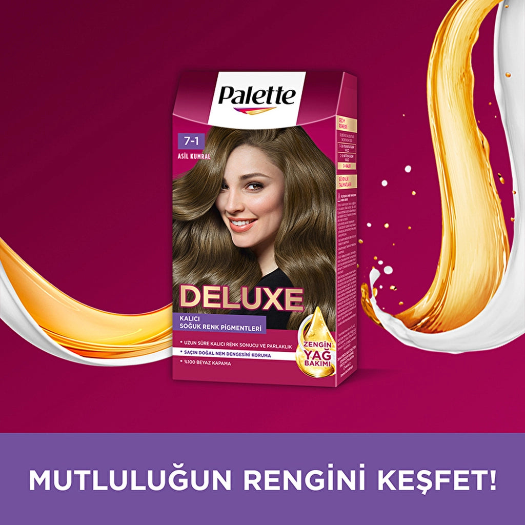 Palette Deluxe Intense Colors Hair Dye 7-1 Noble Auburn