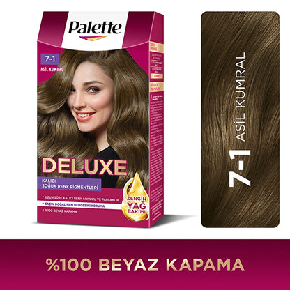 Palette Deluxe Intense Colors Hair Dye 7-3 Ashy Intense Auburn