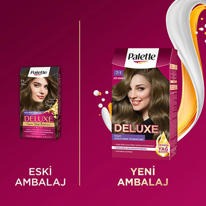 Palette Deluxe Intense Colors Hair Dye 7-1 Noble Auburn