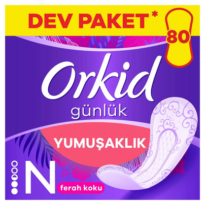 Orkid Leaf Cotton Daily Pad Deo Fresh Giant Economy Pack 80&