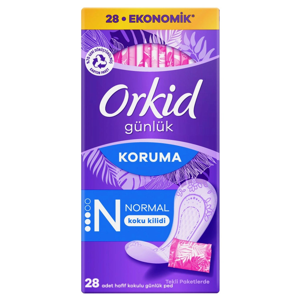 Orkid Daily Protection Daily Pads Normal 28 Pack