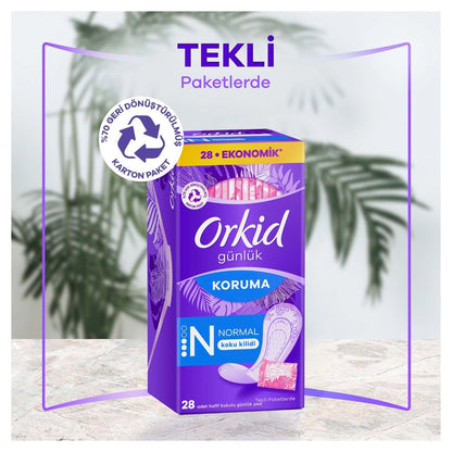 Orkid Daily Protection Daily Pads Normal 28 Pack