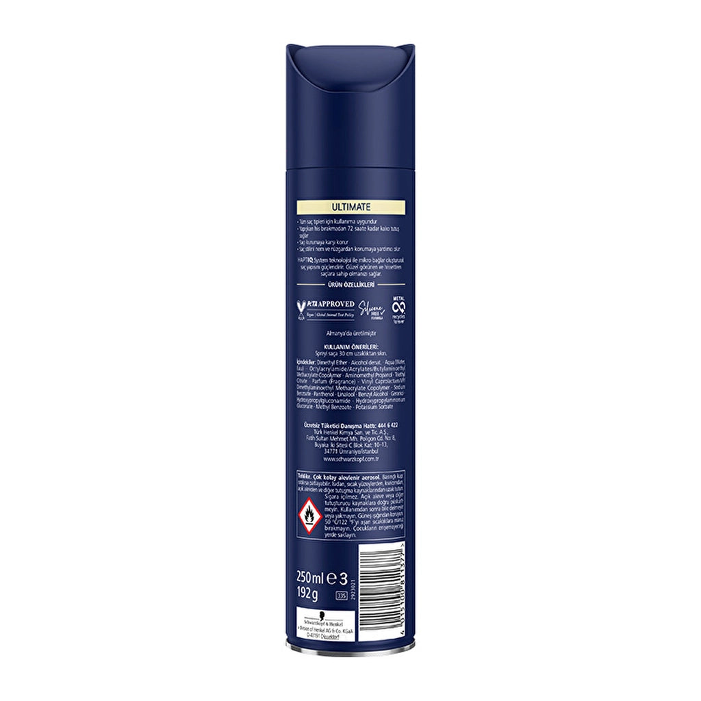 Taft Ultimate Hair Spray 250 ml
