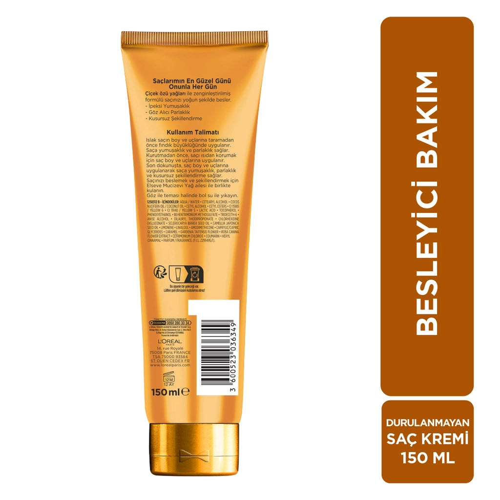Loreal Paris Elseve Miraculous Oil Hair Beautifying Cream 150 ml (All Hair Types)