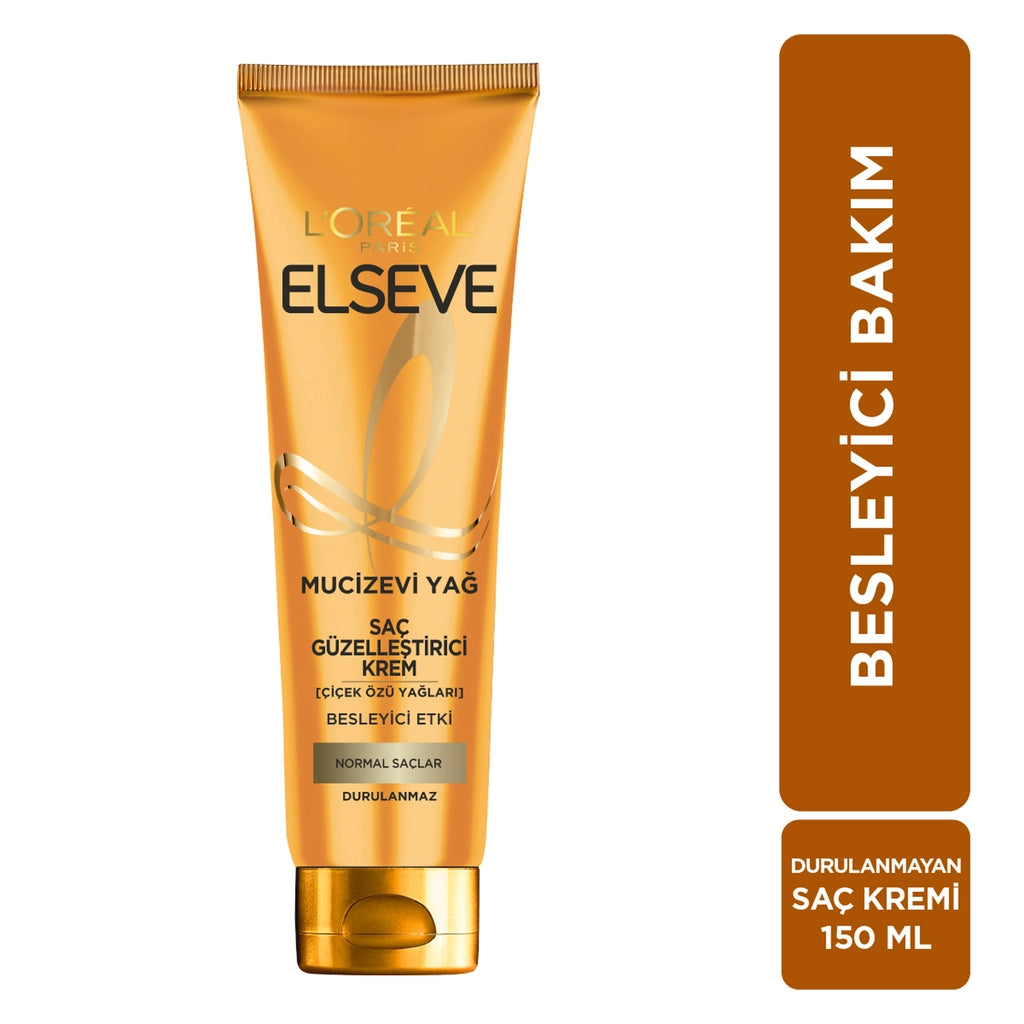 Loreal Paris Elseve Miraculous Oil Hair Beautifying Cream 150 ml (All Hair Types)