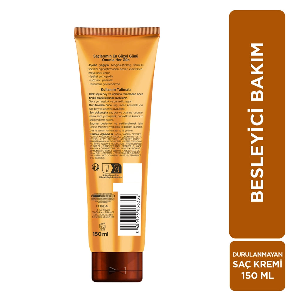 Loreal Paris Elseve Miraculous Oil Hair Beautifying Cream 150 ml (Dry and Hard Hair)