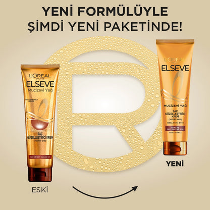 Loreal Paris Elseve Miraculous Oil Hair Beautifying Cream 150 ml (Dry and Hard Hair)
