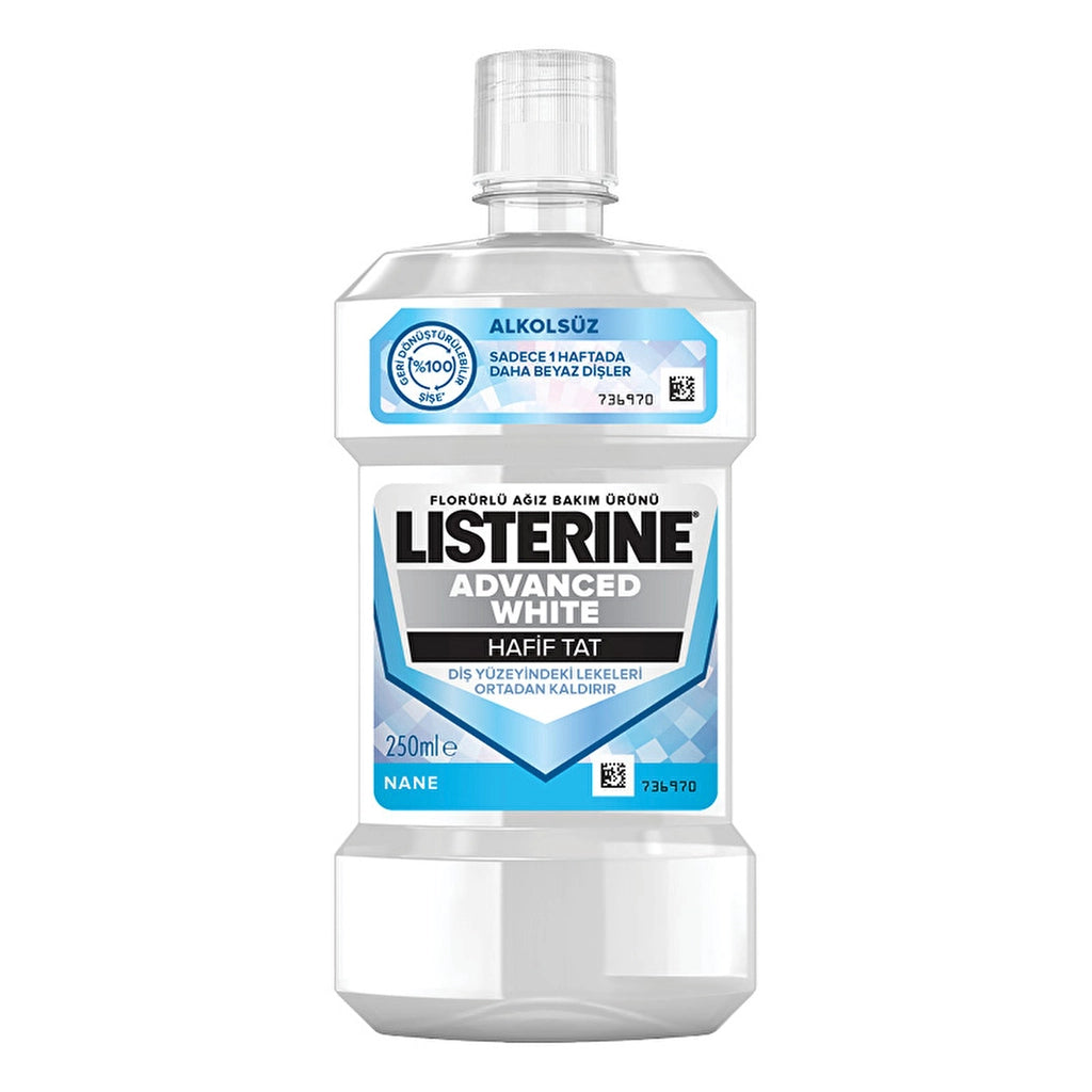 Listerine Mouthwash Advanced White 250 ml