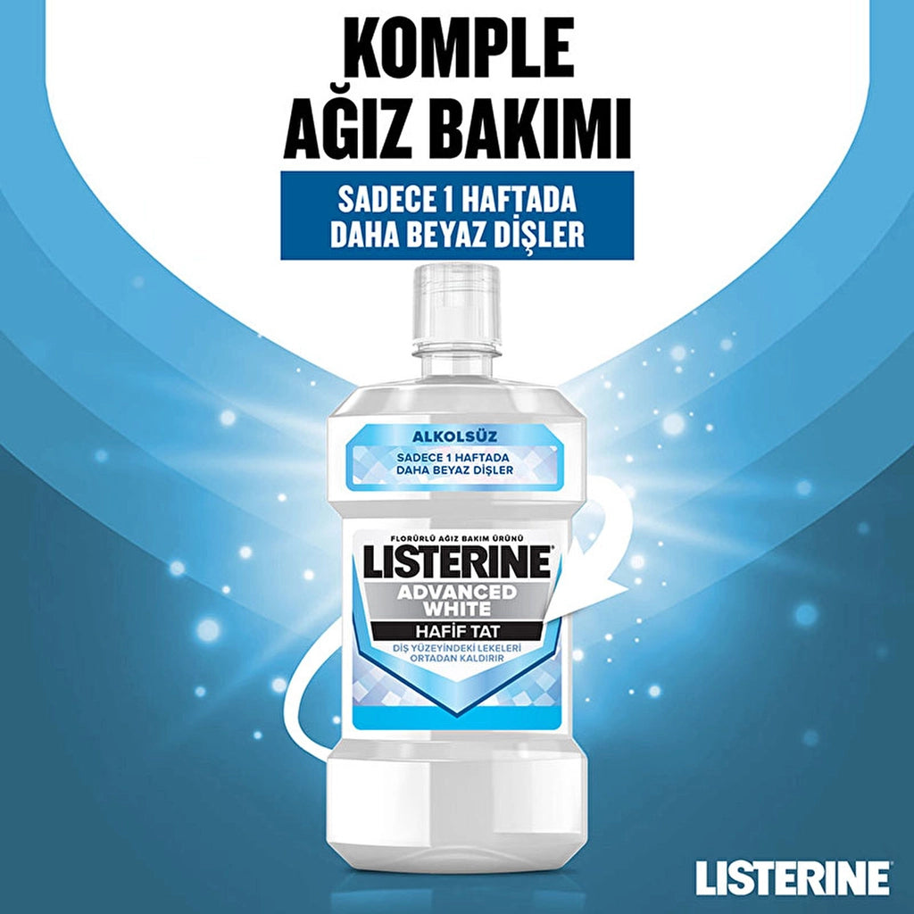 Listerine Mouthwash Advanced White 250 ml