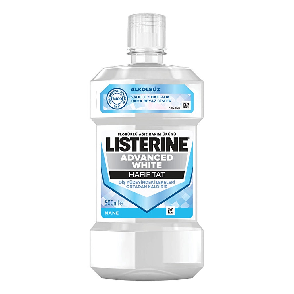 Listerine Mouthwash Advanced White 500 ml