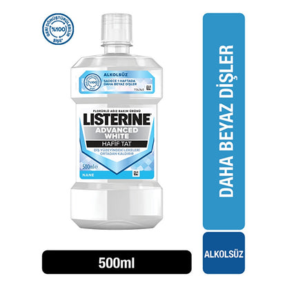 Listerine Mouthwash Advanced White 500 ml