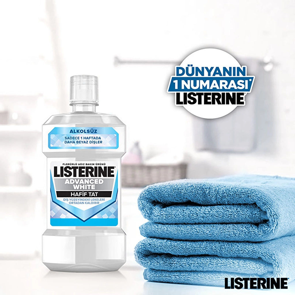 Listerine Mouthwash Advanced White 500 ml