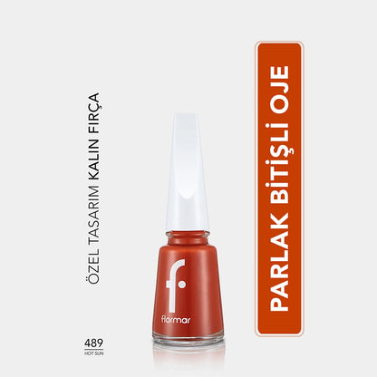 Flormar Nail Enamel Intensely Pigmented Nail Polish 305 Beige Latte