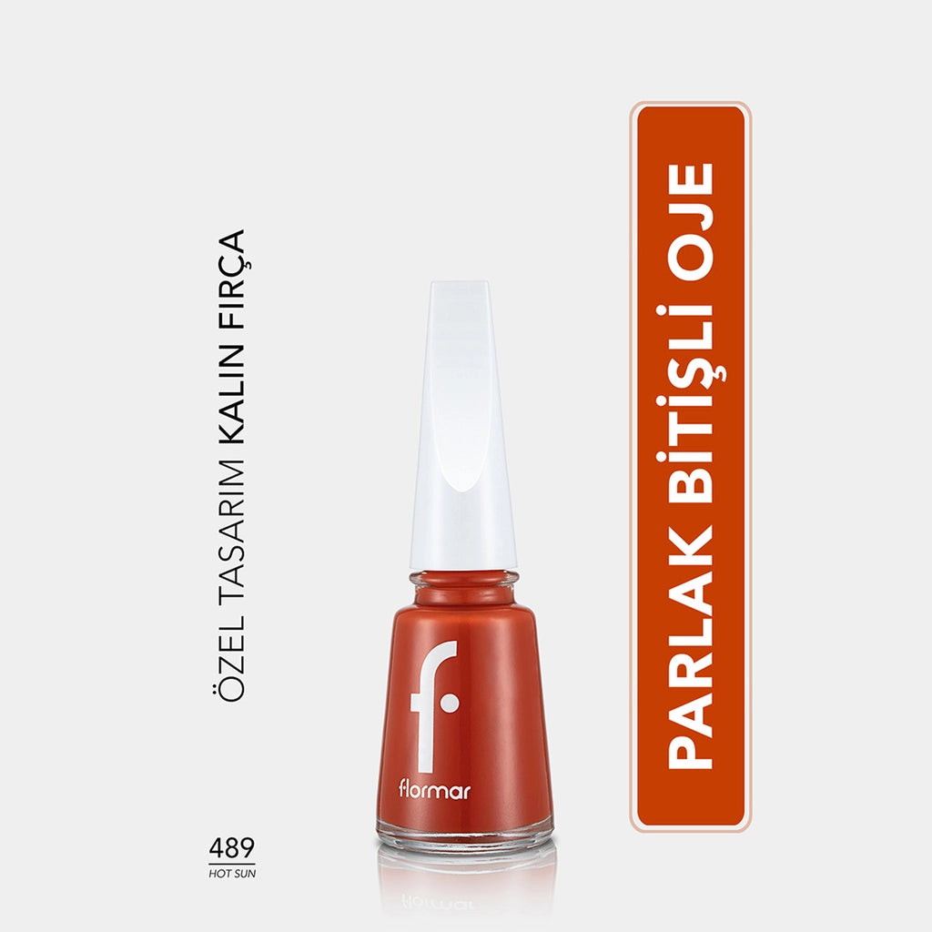 Flormar Nail Enamel Intensely Pigmented Nail Polish 310 Snow White