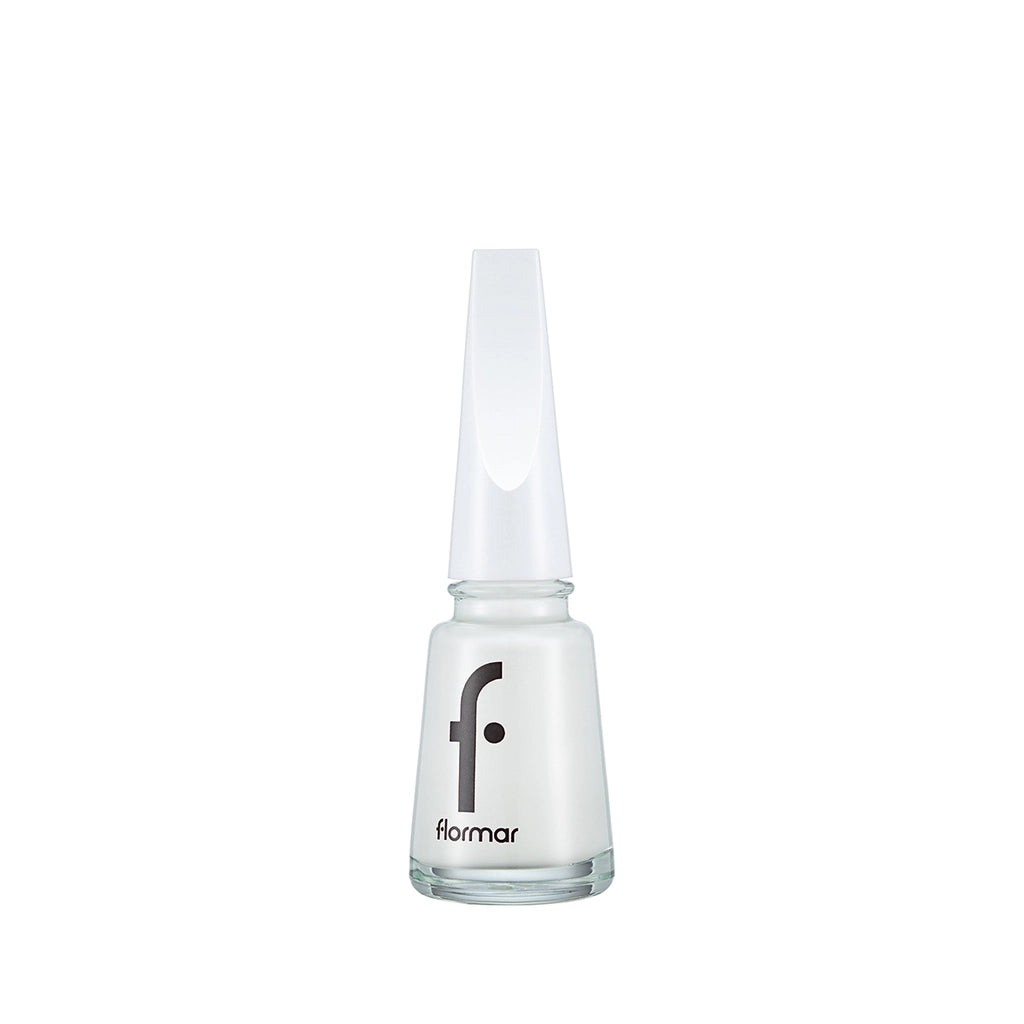 Flormar Nail Enamel Intensely Pigmented Nail Polish 400 Bright White