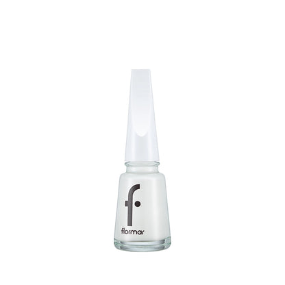Flormar Nail Enamel Intensely Pigmented Nail Polish 400 Bright White