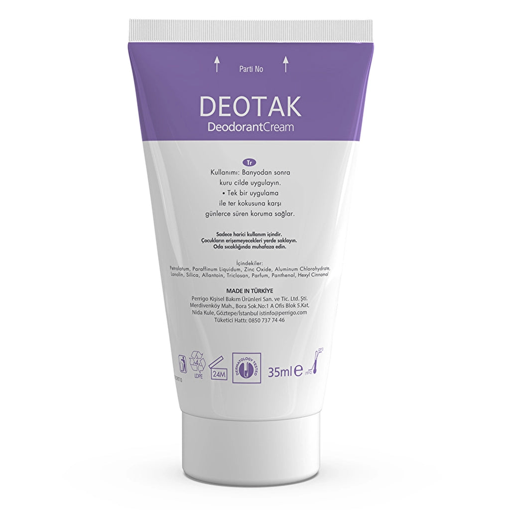 Deotak Unisex Cream Deodorant Soft 35 ml
