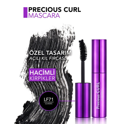 Flormar Precious Curl LF71 Black - Classic Mascara