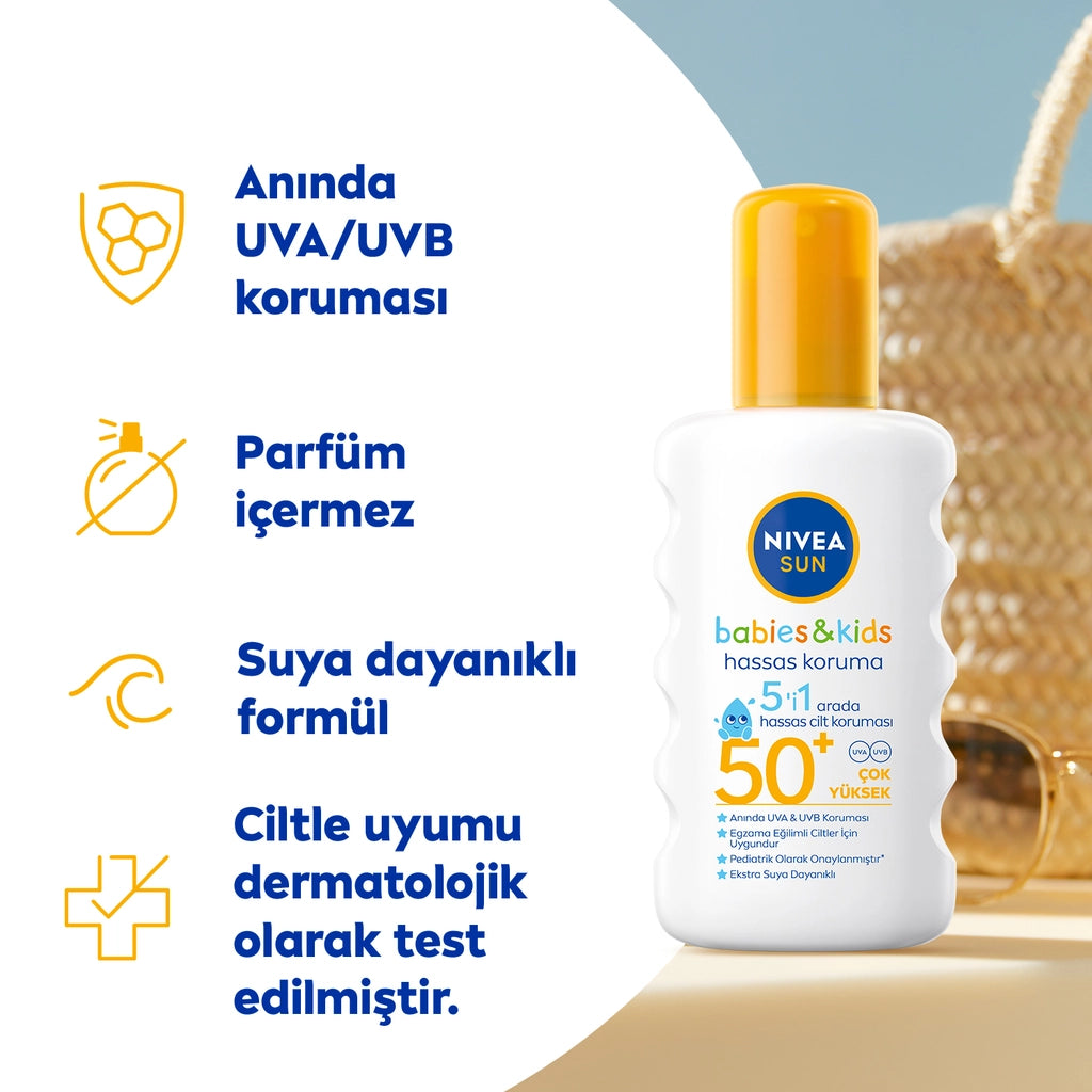 Nivea Sun Baby SPF50+ Protection and Care Sensitive Skin Children&