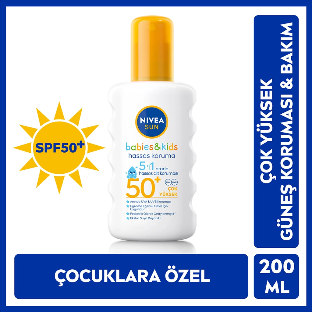 Nivea Sun Baby SPF50+ Protection and Care Sensitive Skin Children&