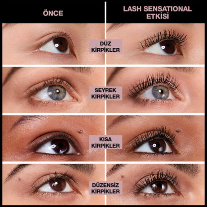 Maybelline New York Lash Sensational Black Mascara with Fan Effect