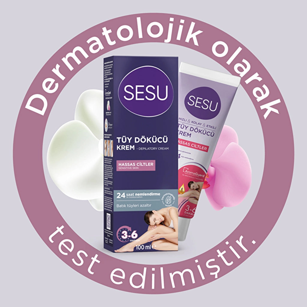 Sesu Depilatory Cream Sensitive Skin 100 ml