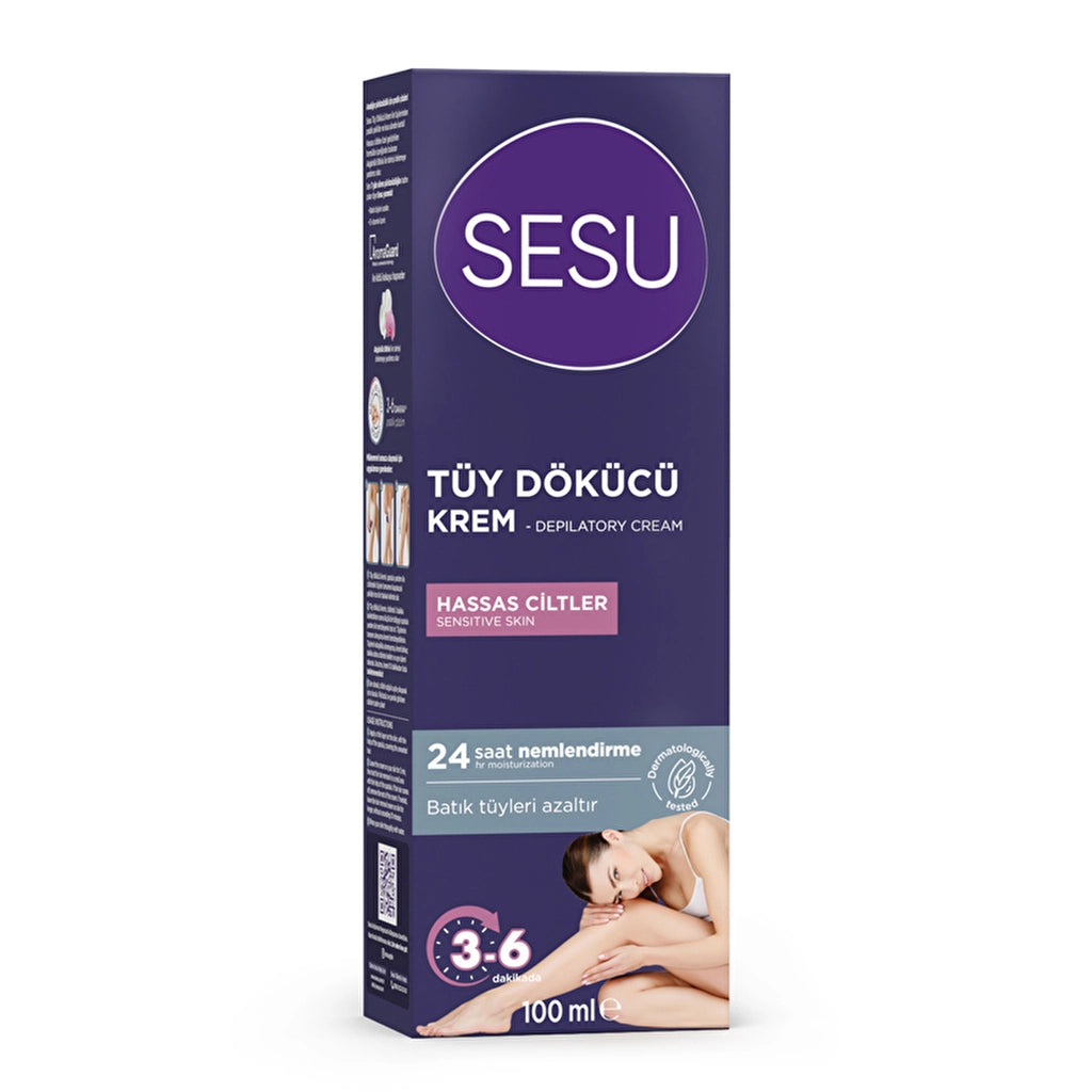 Sesu Depilatory Cream Sensitive Skin 100 ml