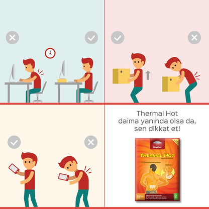 StopEver Thermal Hot Therapy Plaster 2-pack
