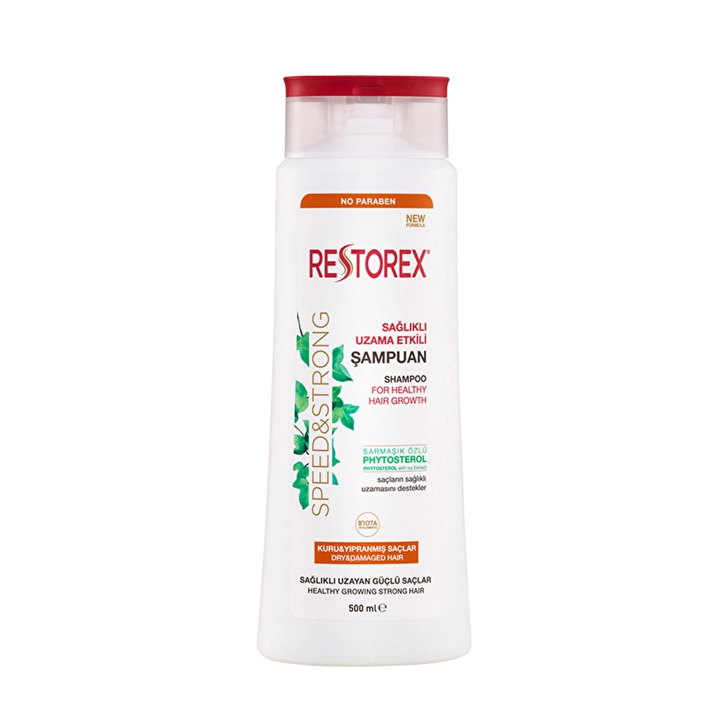 Restorex Hair Care Shampoo for Dry and Damaged Hair with Growth Effect 500 ml
