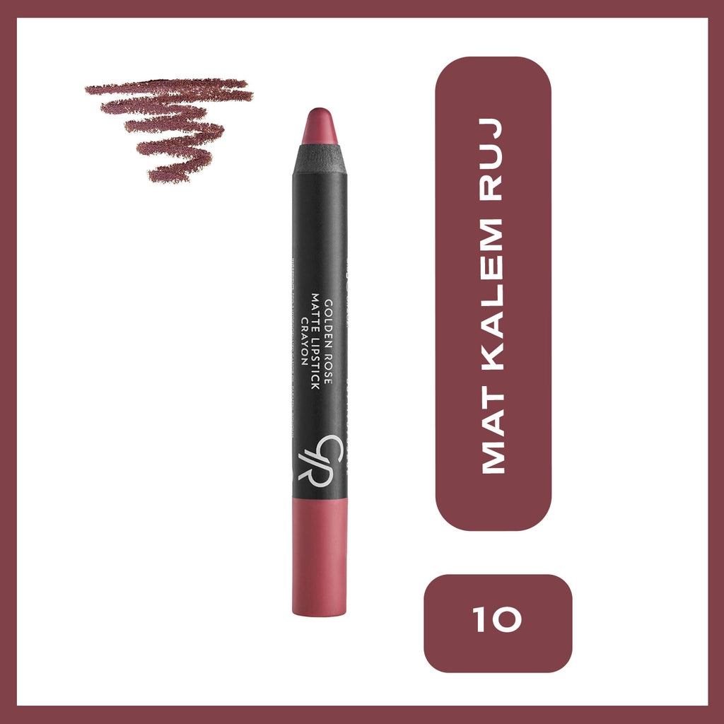 Golden Rose Matte Lipstick Crayon Lipstick No:04