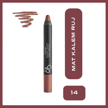 Golden Rose Matte Lipstick Crayon Lipstick No:04