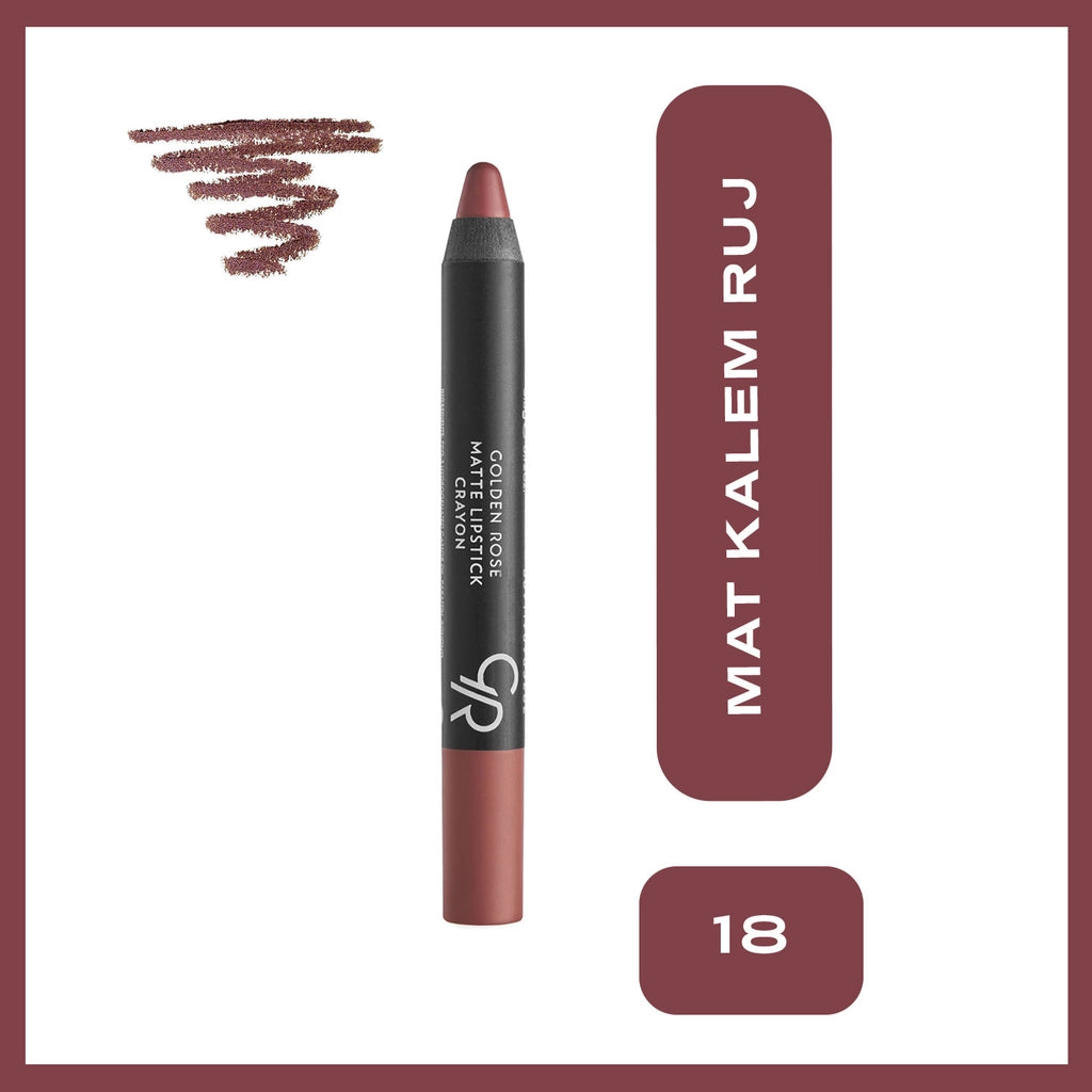 Golden Rose Matte Lipstick Crayon Lipstick No:04