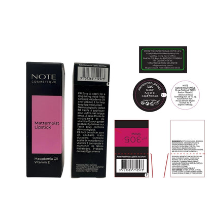 Note Mattemoist Lipstick Lipstick 305 Show