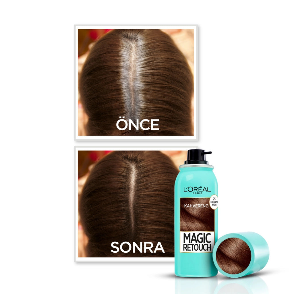 Loreal Paris Magic Retouch Instant Concealer Spray for Whites Brown 75 ml