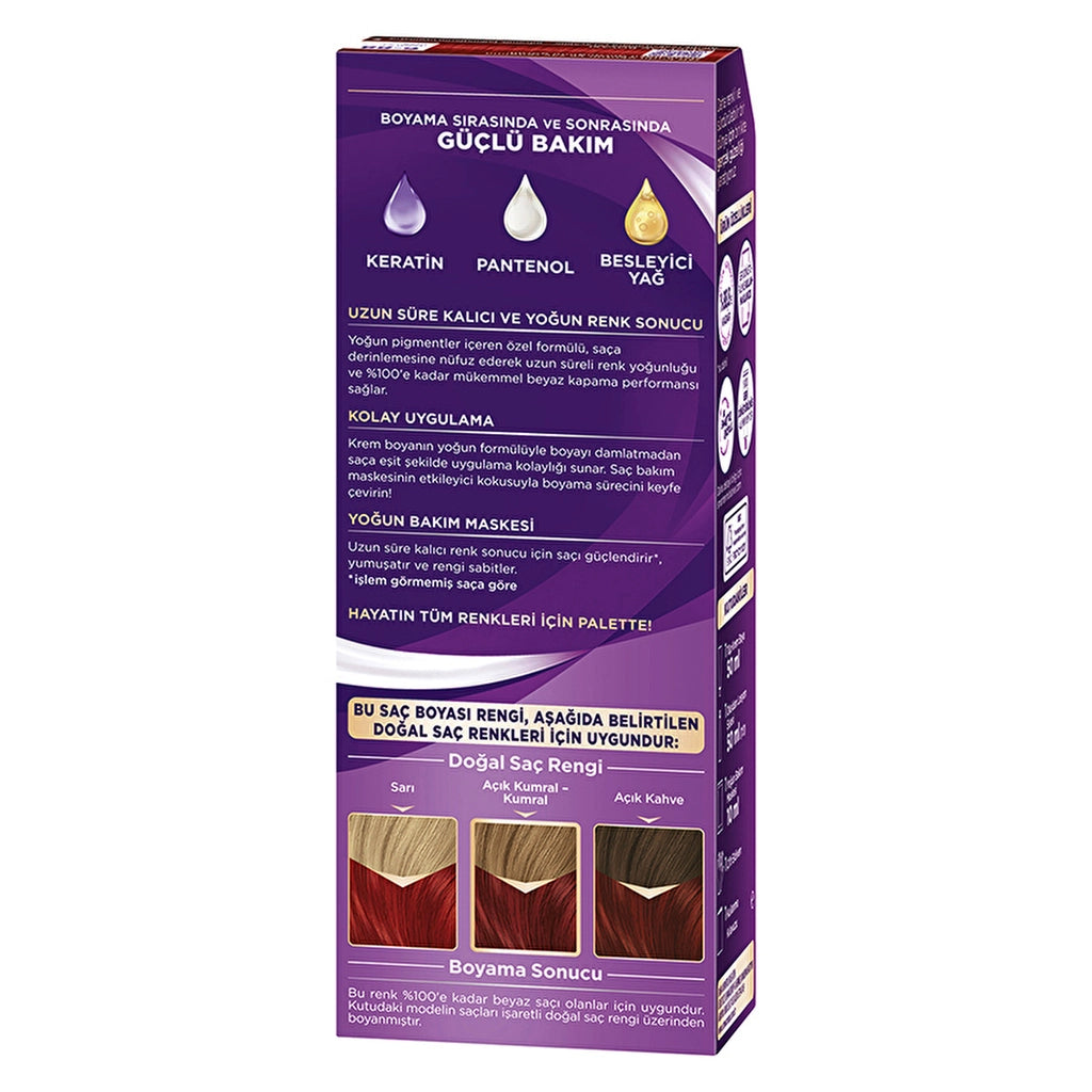 Palette Eye-Catching Colors Hair Dye 6-88 Intense Red