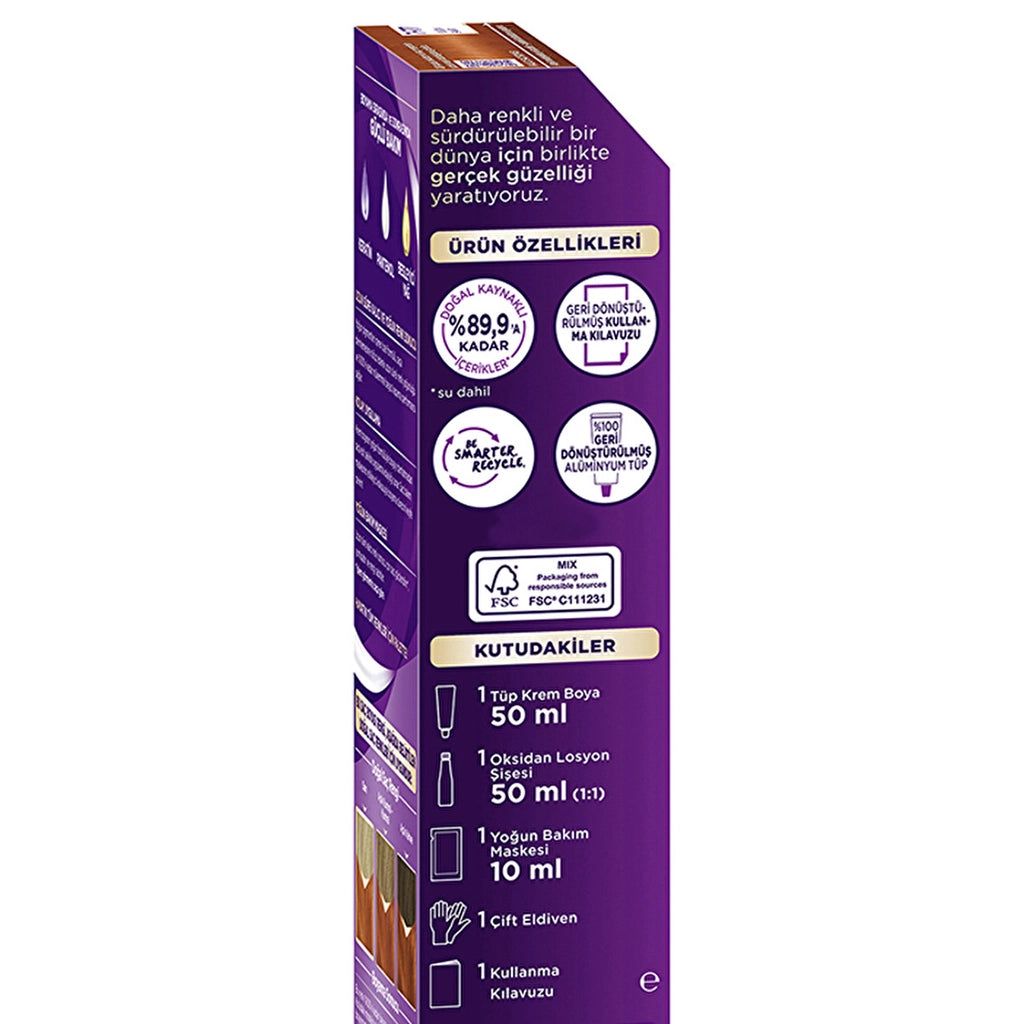 Palette Eye-Catching Colors Hair Dye 7-77 Intense Copper