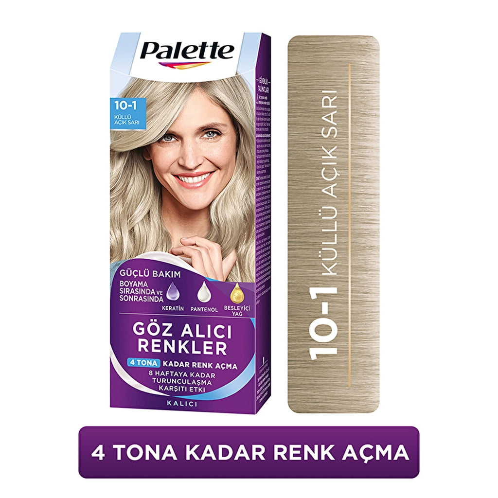 Palette Eye-Catching Colors Hair Dye 10-1 Ashy Light Blonde